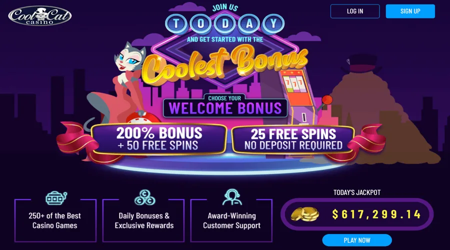 CoolCat Casino interface